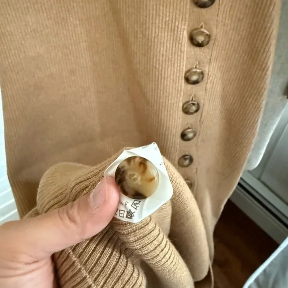 Sezane Harper Dress in light camel XS - Picture 7 of 12